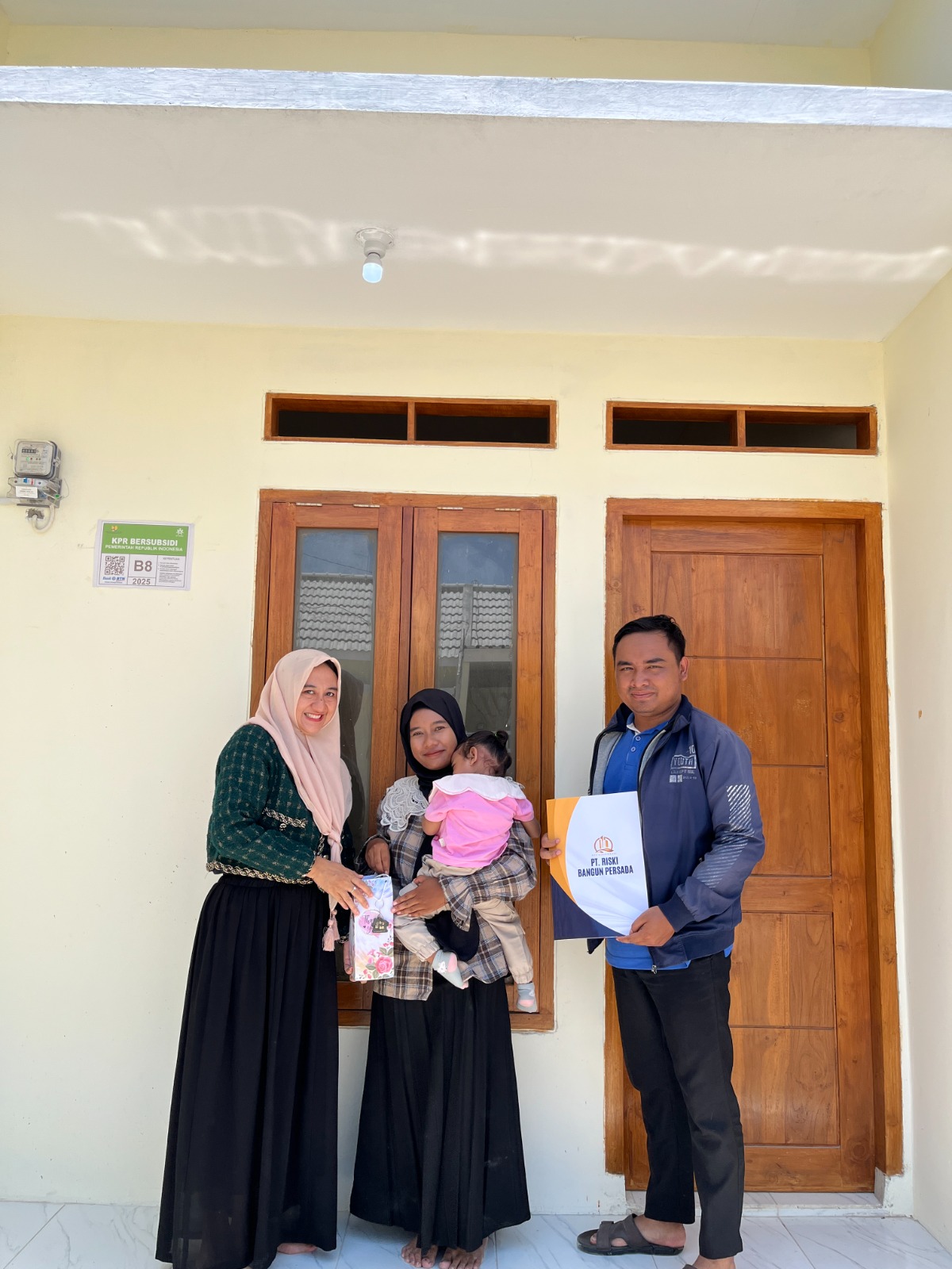 Serah terima Jasmine Regency 4 Kavling B8